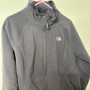 Women's The North Face Microfleece Jacket - Gray - Size Large